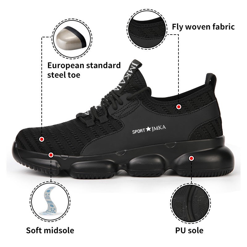 Veiligheidsschoenen- Werkschoenen- Stalenneus- JMKA ComfortPro 300 SB – Onyx