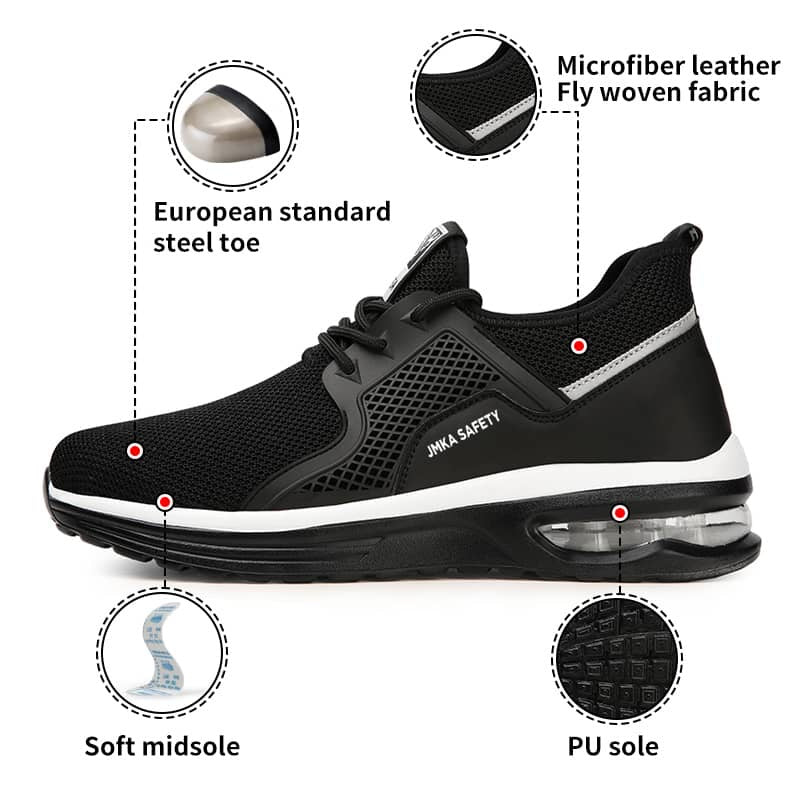 Veiligheidsschoenen- Werkschoenen- Stalenneus- Antislip- JMKA SteadyWalk 500 SB – Comfort