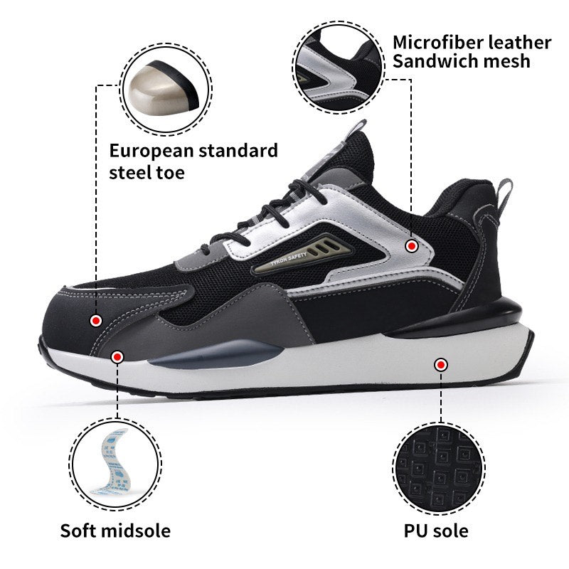 Werkschoenen met Stalen Neus | Veiligheidsschoenen Tykon SteelGrey  SB