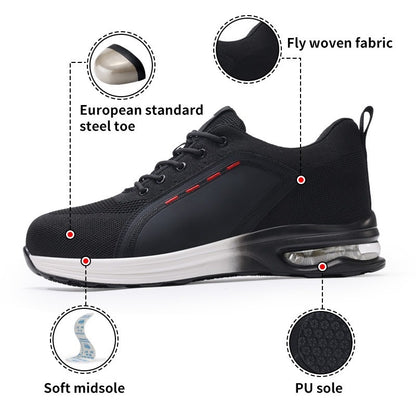 Veiligheidsschoenen- Werkschoenen- Stalenneus- Antislip- Waterdicht- JMKA WorkSneaker