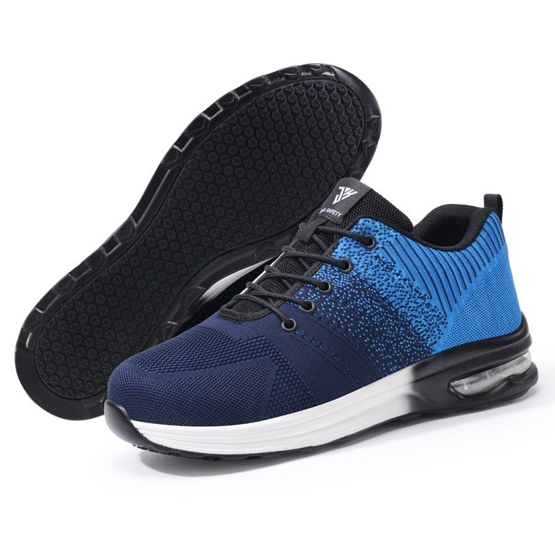 Veiligheidsschoenen- Werkschoenen- stalenneus- Antislip- Waterdicht- JMKA WorkSneaker 5100 Blue