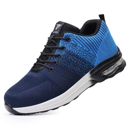 Veiligheidsschoenen- Werkschoenen- stalenneus- Antislip- Waterdicht- JMKA WorkSneaker 5100 Blue